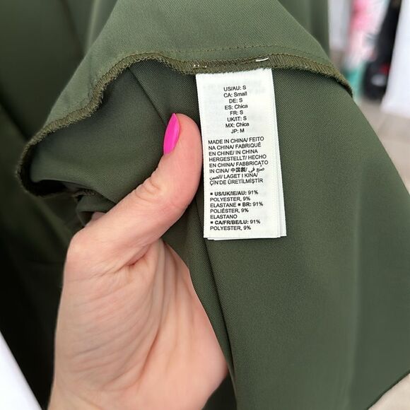The Drop X Jacey Duprie Green Satin Wrap Style Maxi Dress - Picture 8 of 10